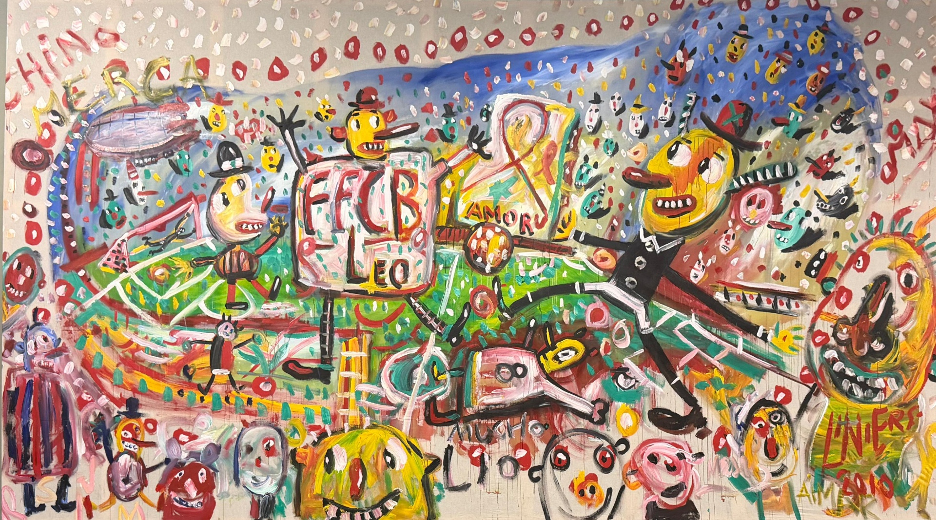 Original expressive painting selected for the Fragments of Hope tokenization campaign
